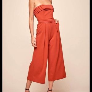 Selfies Leslie cropped wideleg jumpsuit